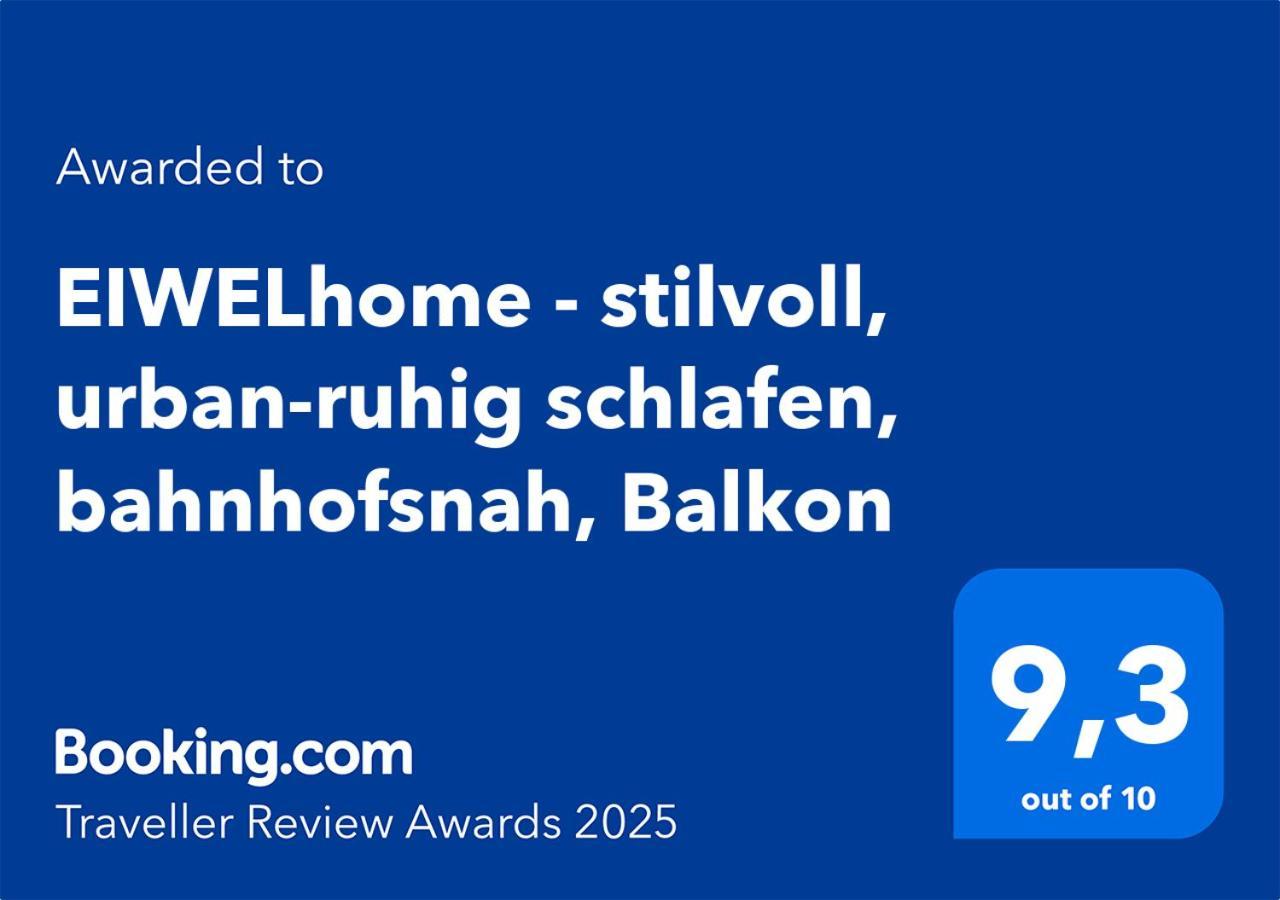 Eiwelhome - Stilvoll, Urban-Ruhig Schlafen, Bahnhofsnah, Balkon Erfurt Exteriér fotografie